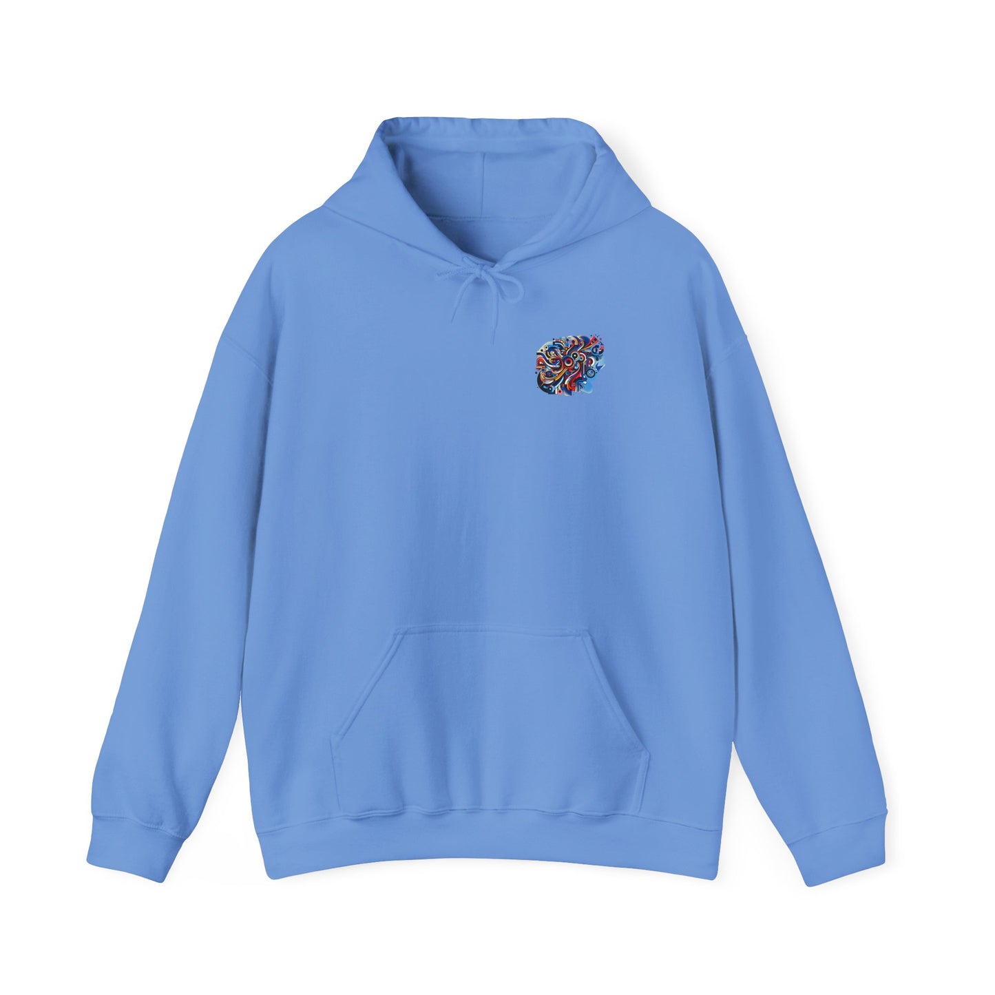 Unisex Heavy Blend™ Hooded Sweatshirt - Rizzem'tism Colorful Art Design