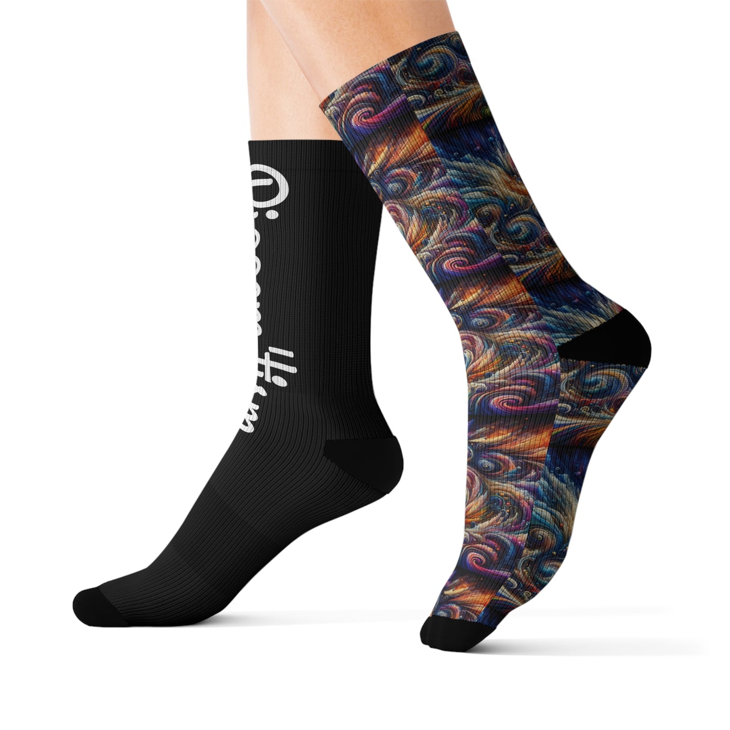 Artistic Sublimation Socks - Discover Your Style
