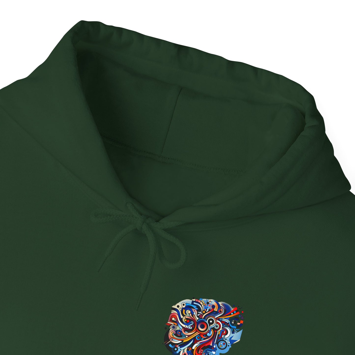 Unisex Heavy Blend™ Hooded Sweatshirt - Rizzem'tism Colorful Art Design