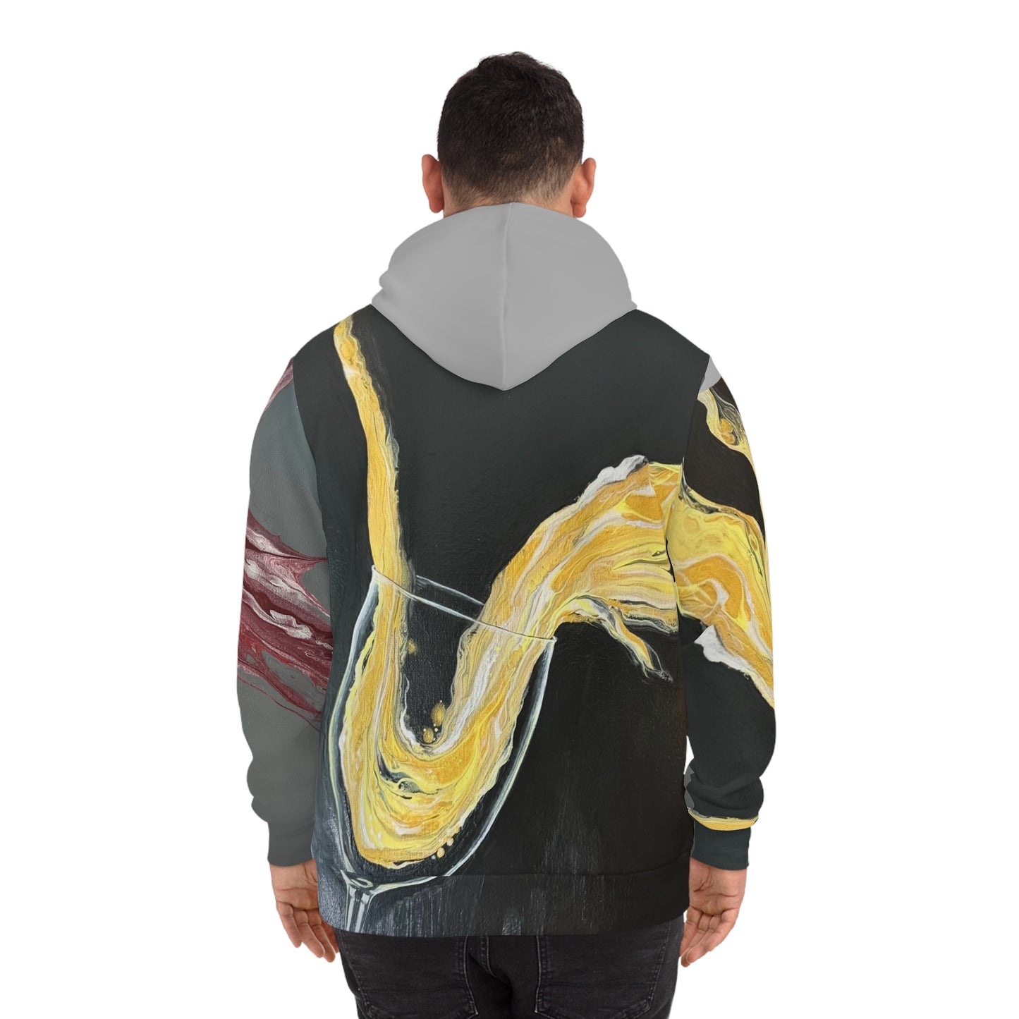 Artistic Abstract Fashion Hoodie - Unique Painting Design