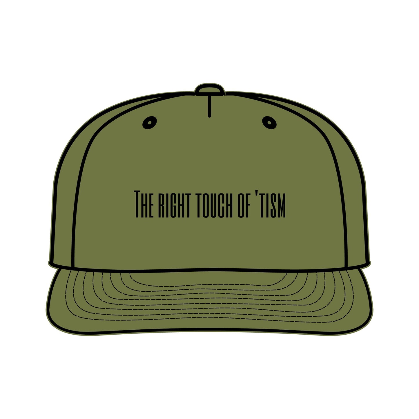 Stylish Surf Cap - The Right Touch of 'Tism