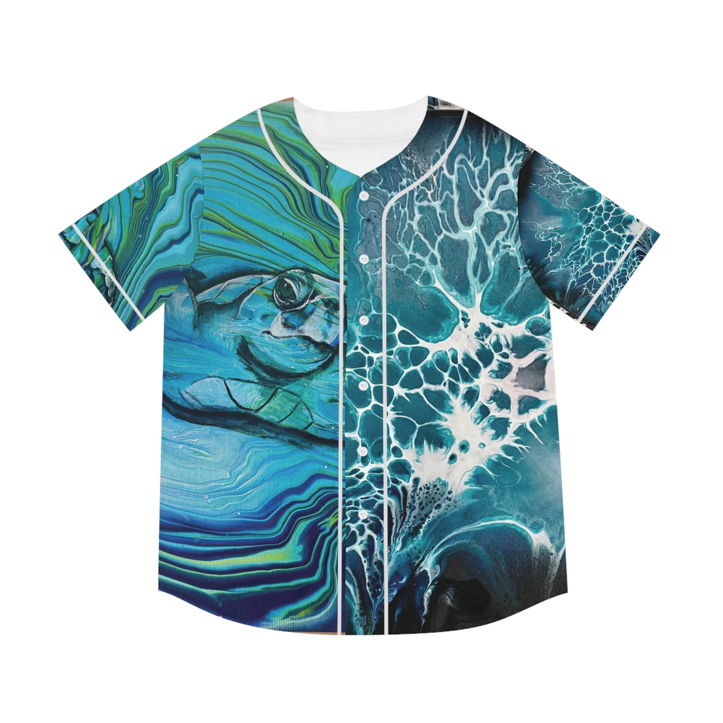 Autistically Drippy Men's Baseball Jersey - Unique Art Print for Casual Style