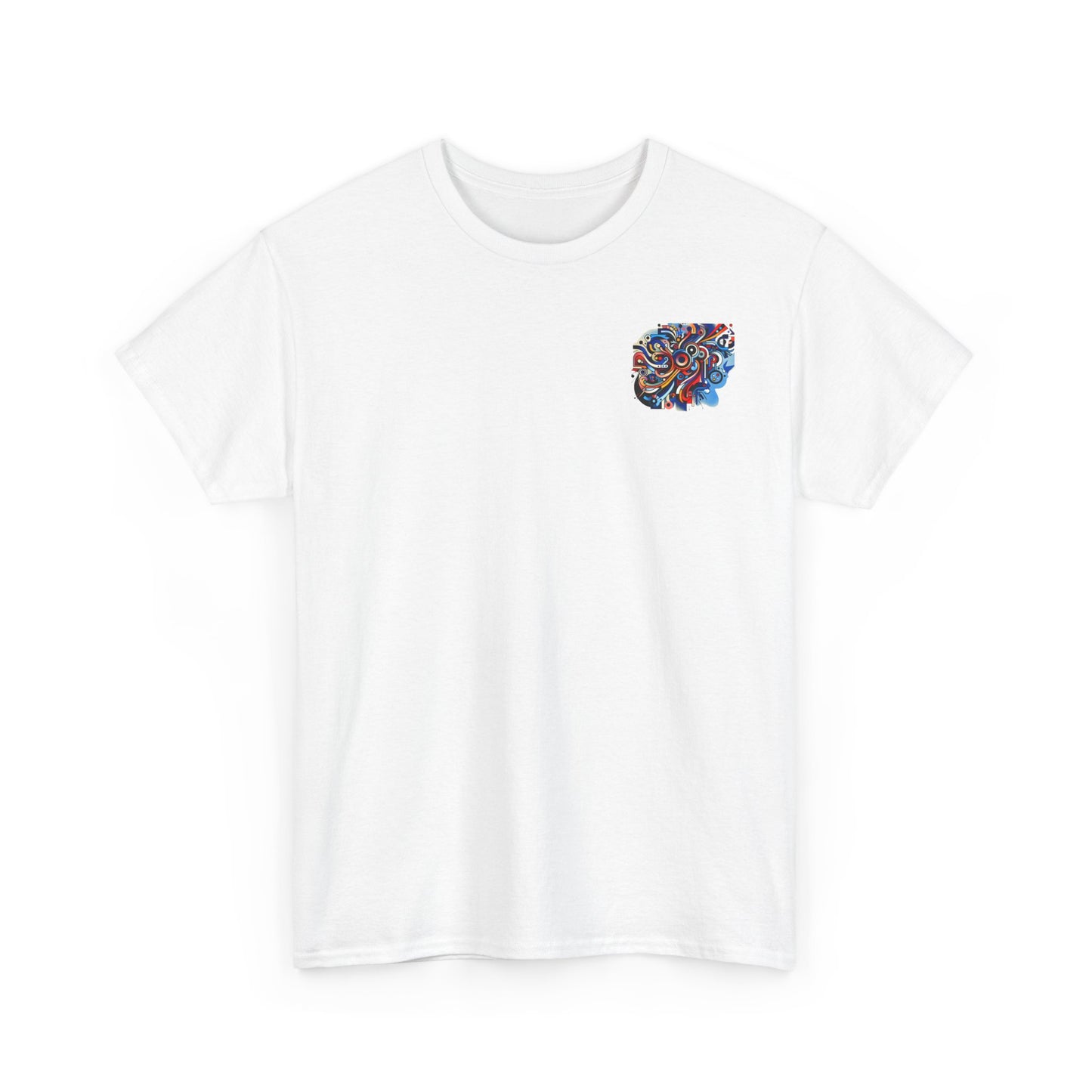 Rizzem'tism Unisex Heavy Cotton Tee: Bold Artistic Design for Creative Minds