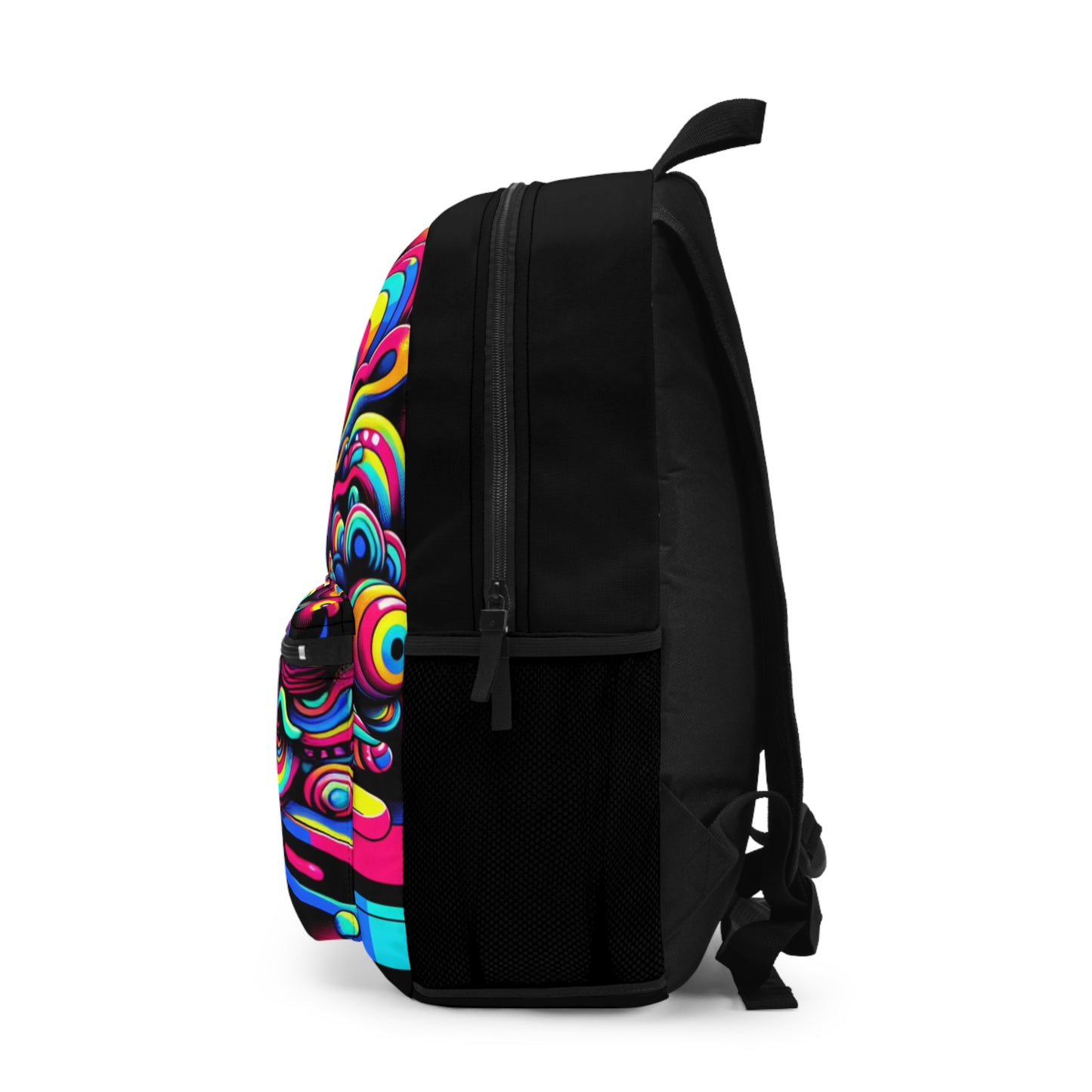 Rizzem'tism Vibrant Psychedelic Backpack for Artistic Souls