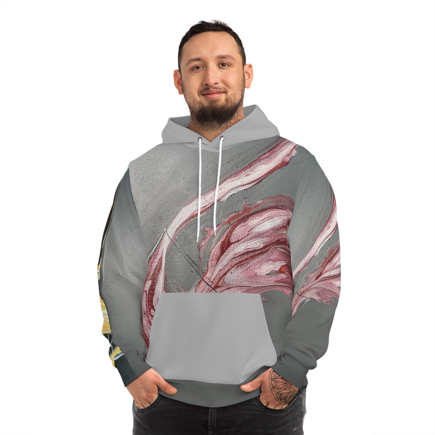 Artistic Abstract Fashion Hoodie - Unique Painting Design