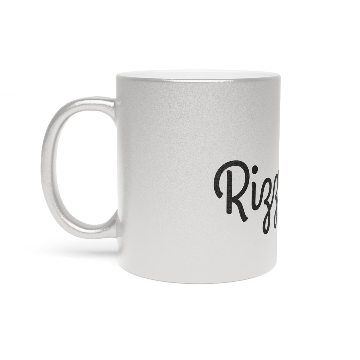 Chic Metallic Mug - Gold with 'Rizzem'tis' Quote - Perfect Gift for Celebrations and Everyday Use