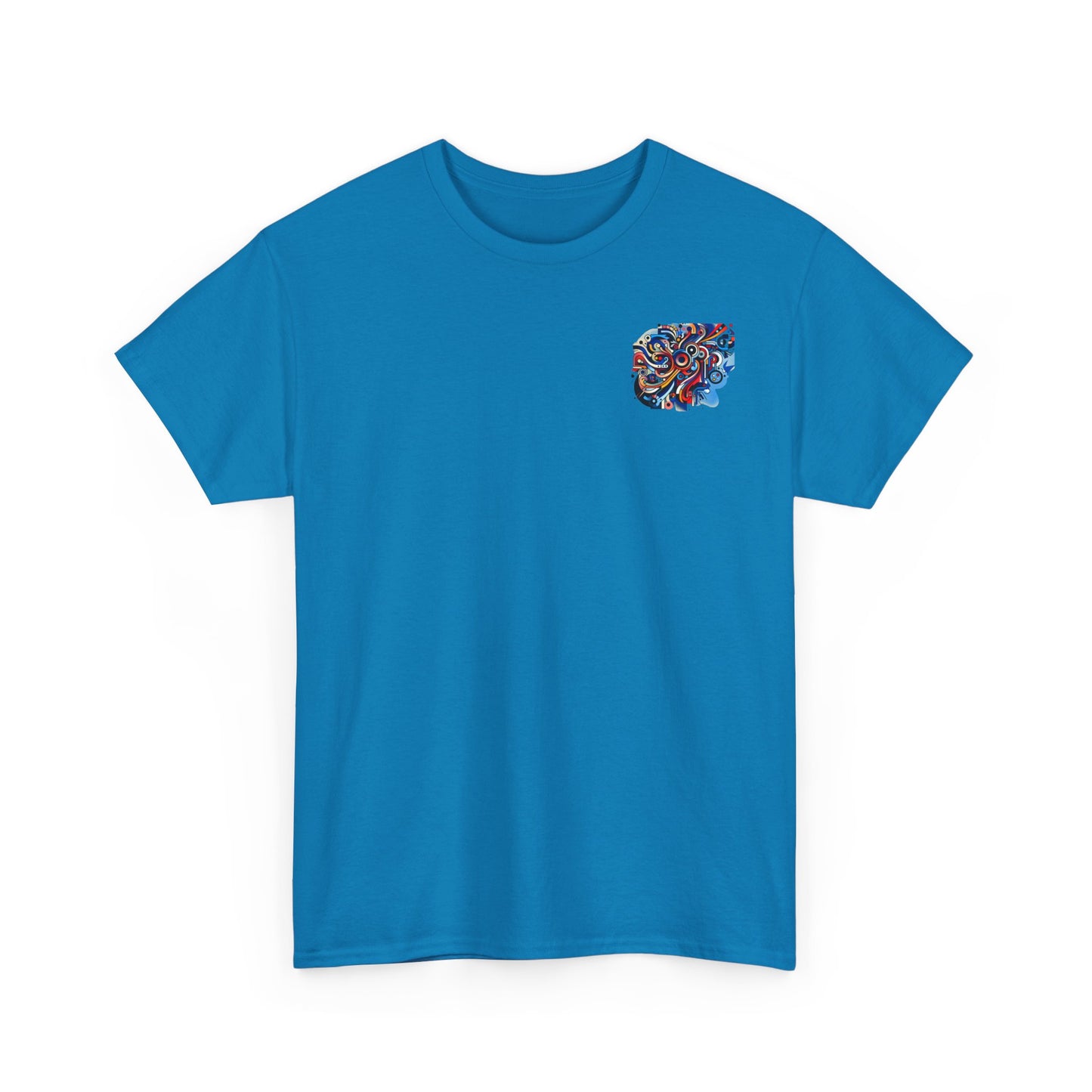Rizzem'tism Unisex Heavy Cotton Tee: Bold Artistic Design for Creative Minds
