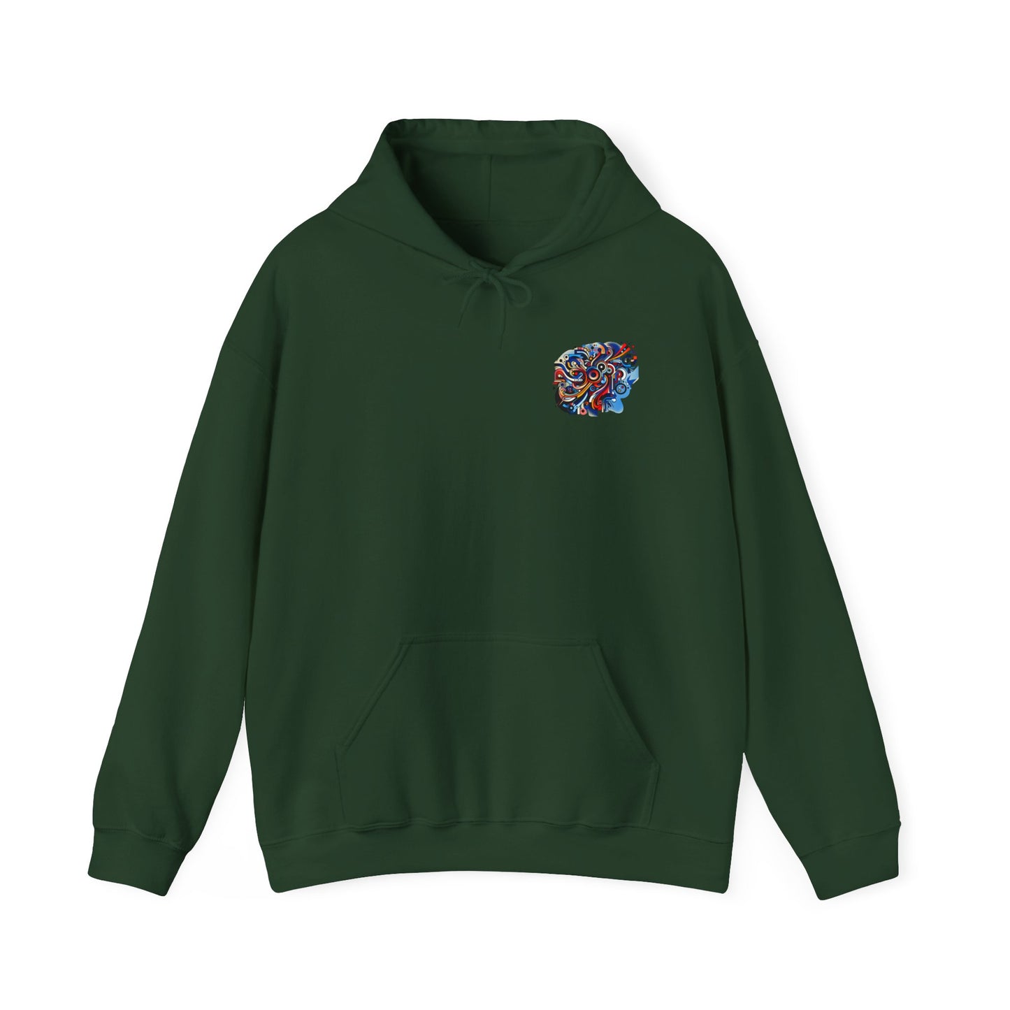 Unisex Heavy Blend™ Hooded Sweatshirt - Rizzem'tism Colorful Art Design