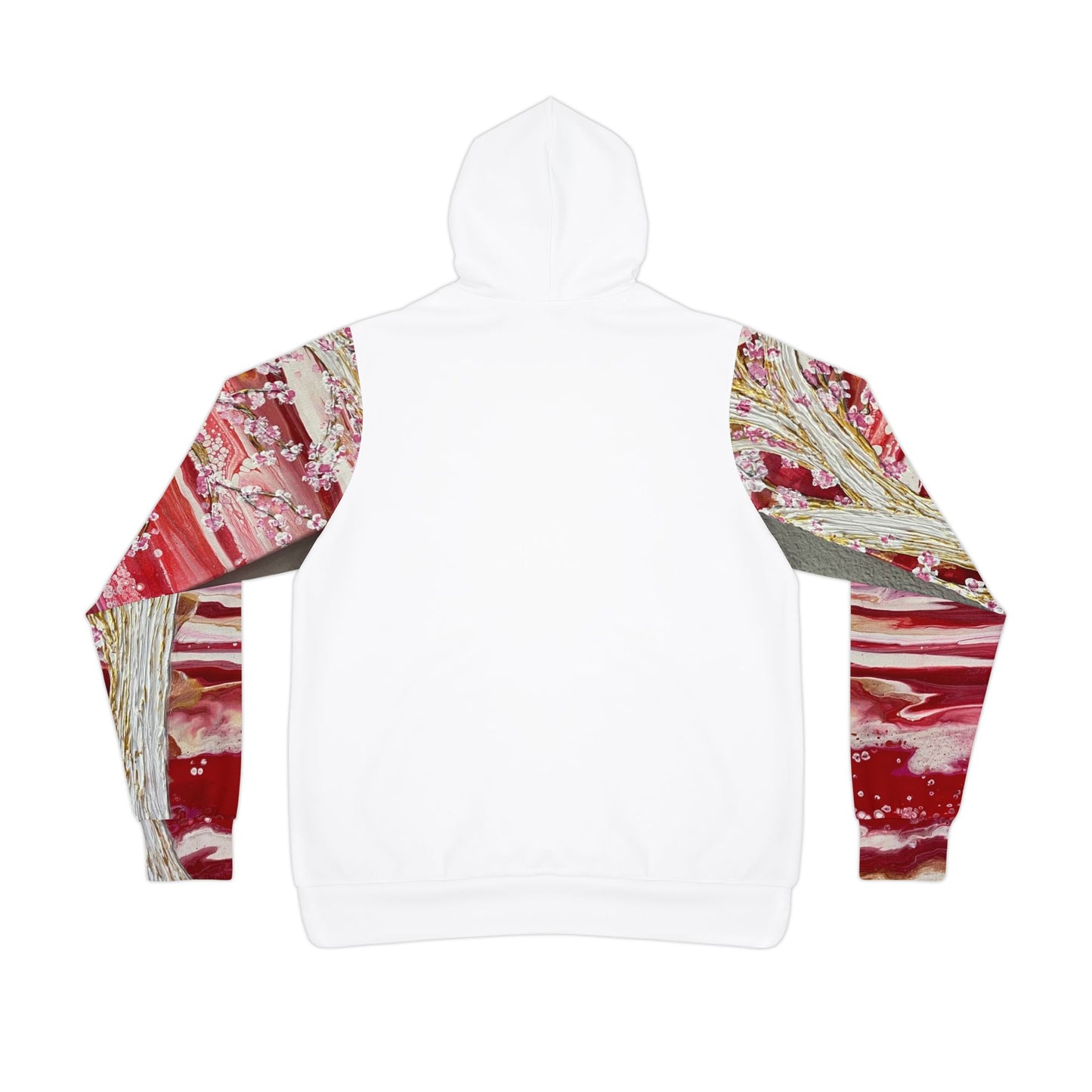 Stunning Athletic Hoodie with Artistic Floral Design - Perfect for Active Lifestyle & Everyday Wear
