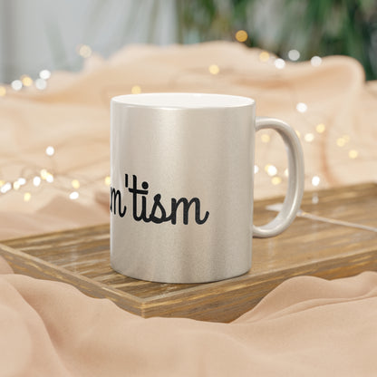Chic Metallic Mug - Gold with 'Rizzem'tis' Quote - Perfect Gift for Celebrations and Everyday Use