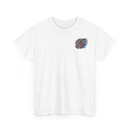 Rizzem'tism Unisex Heavy Cotton Tee: Bold Artistic Design for Creative Minds