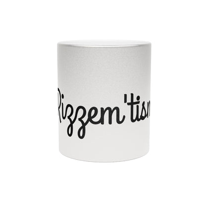 Chic Metallic Mug - Gold with 'Rizzem'tis' Quote - Perfect Gift for Celebrations and Everyday Use