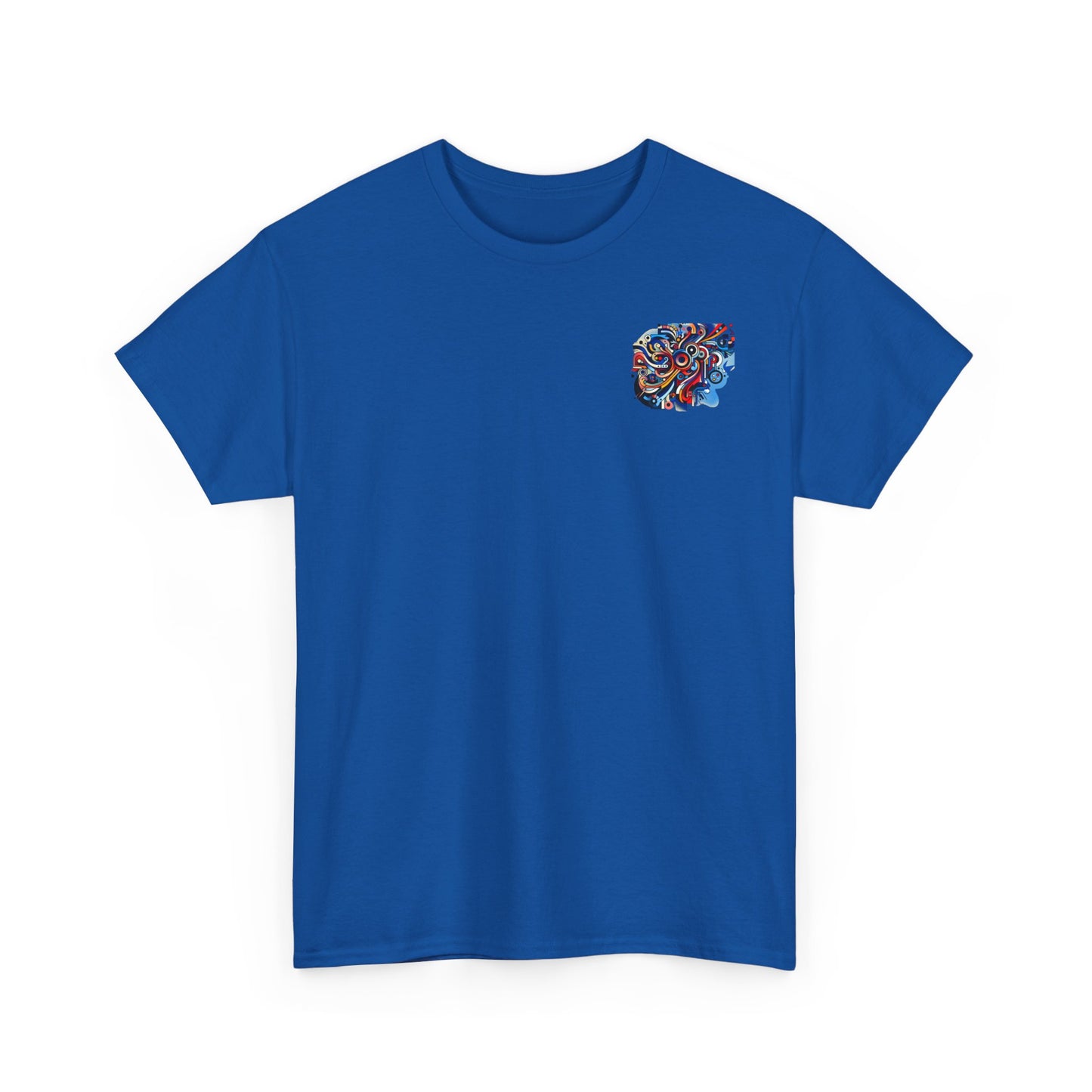 Rizzem'tism Unisex Heavy Cotton Tee: Bold Artistic Design for Creative Minds