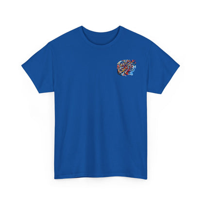 Rizzem'tism Unisex Heavy Cotton Tee: Bold Artistic Design for Creative Minds